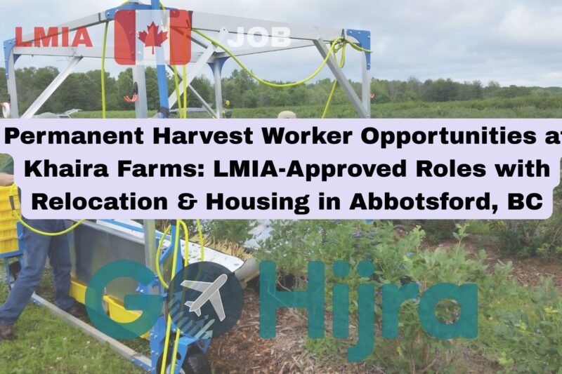 🌱 Golden Opportunity for Nature Lovers: Seasonal Harvest Jobs with Free Housing in Abbotsford’s Finest Farms!